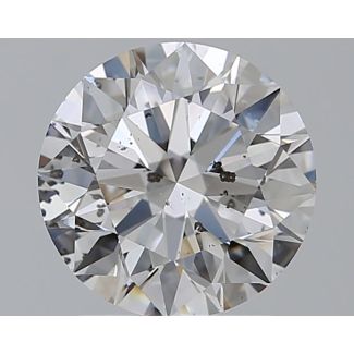 1.61 Carat Round F SI2 EX GIA Natural Diamond