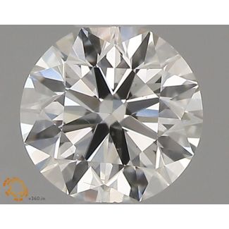 0.5 Carat Round G VS2 EX GIA Natural Diamond