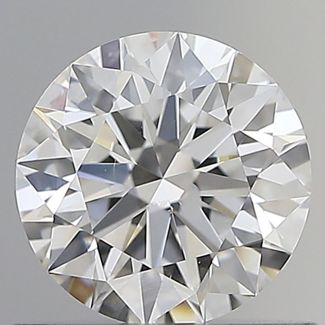 0.71 Carat Round D SI1 EX HRD Natural Diamond