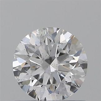 0.60 Carat Round D SI2 EX GIA Natural Diamond