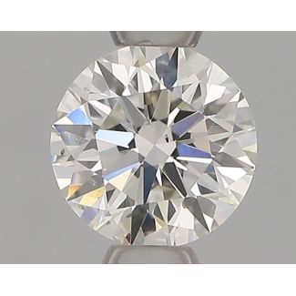 0.41 Carat Round H SI1 EX GIA Natural Diamond