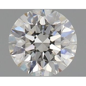 0.5 Carat Round H VS2 EX GD GIA Natural Diamond