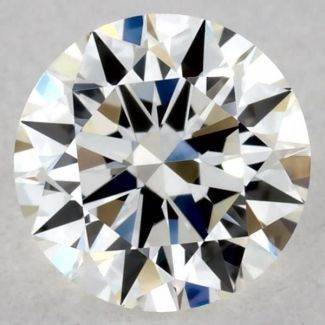 0.3 Carat Round I VVS1 EX GIA Natural Diamond