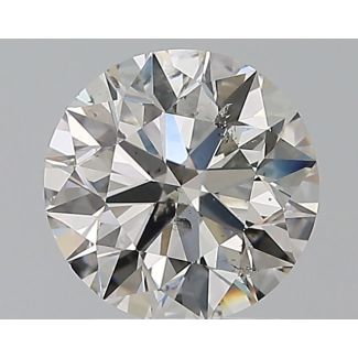 1.5 Carat Round H SI1 EX GIA Natural Diamond