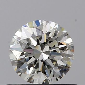 0.51 Carat Round K VS2 VG EX GIA Natural Diamond