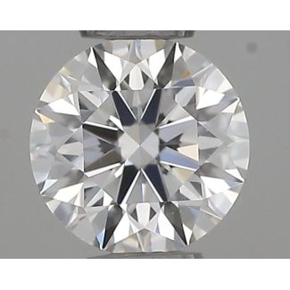 0.31 Carat Round H VVS1 EX IGI Natural Diamond