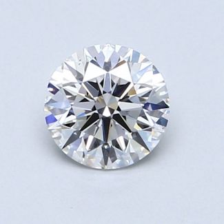 0.78 Carat Round D VS2 EX GIA Natural Diamond