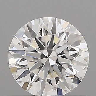 0.41 Carat Round D VVS1 EX GIA Natural Diamond