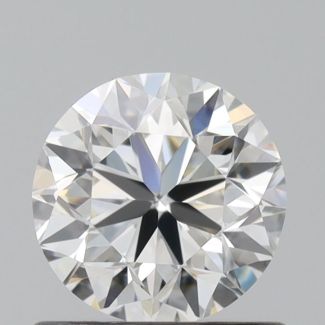 0.71 Carat Round H VVS1 VG GIA Natural Diamond