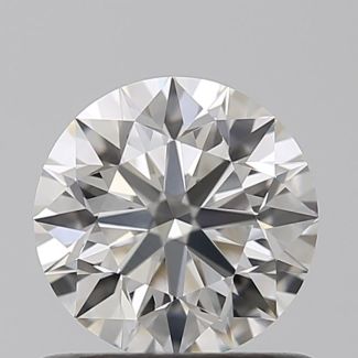 0.7 Carat Round H VVS1 EX GIA Natural Diamond