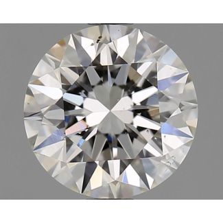 1.21 Carat Round H SI1 EX GIA Natural Diamond