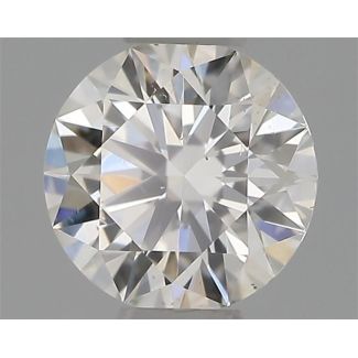 0.30 Carat Round G SI1 EX IGI Natural Diamond