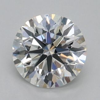 0.37 Carat Round E VVS1 EX GIA Natural Diamond