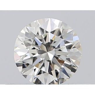 0.35 Carat Round I VS1 EX GIA Natural Diamond