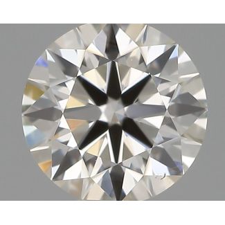 0.41 Carat Round H VS1 EX IGI Natural Diamond