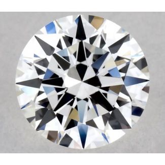 0.5 Carat Round E VVS1 EX GIA Natural Diamond