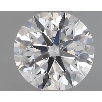 0.70 Carat Round E SI2 EX GIA Natural Diamond