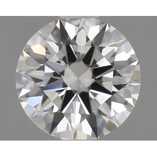 0.43 Carat Round G VVS1 EX GIA Natural Diamond