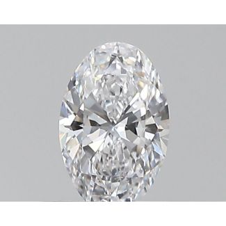 0.35 Carat Oval D SI2 - EX VG GIA Natural Diamond