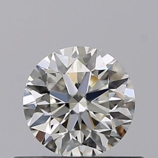 0.40 Carat Round I VS2 VG EX GIA Natural Diamond