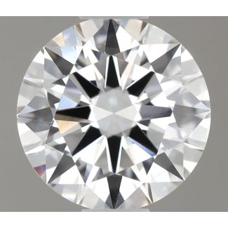 0.53 Carat Round E VVS1 EX GIA Natural Diamond