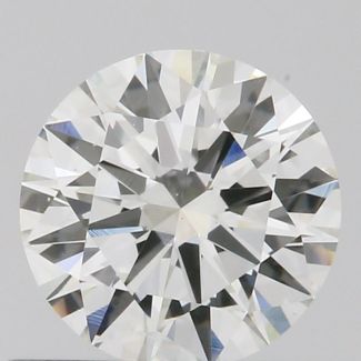 0.6 Carat Round F VS1 EX IGI Natural Diamond