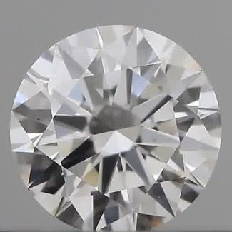 0.26 Carat Round E VVS1 EX GIA Natural Diamond