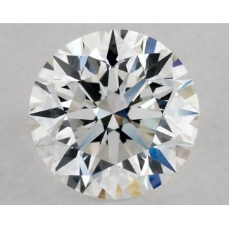 0.5 Carat Round H VVS1 EX VG GIA Natural Diamond