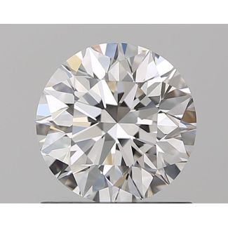 1.0 Carat Round F VVS2 EX GIA Natural Diamond