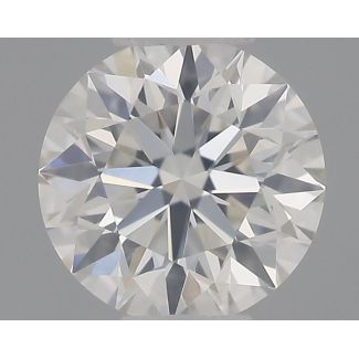 0.3 Carat Round I VVS1 EX GIA Natural Diamond