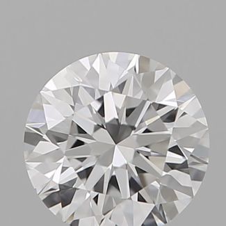 0.5 Carat Round E VVS2 EX GIA Natural Diamond