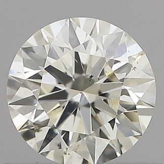 0.6 Carat Round I SI1 EX IGI Natural Diamond