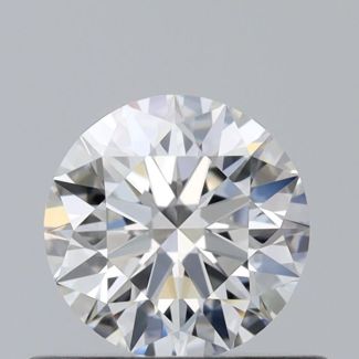 0.43 Carat Round F IF EX GIA Natural Diamond