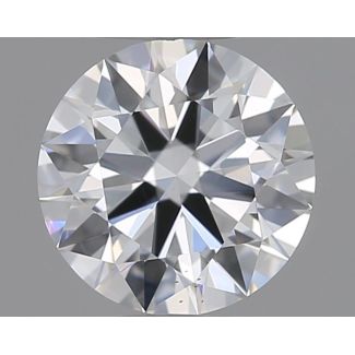 0.51 Carat Round E VS2 EX GIA Natural Diamond