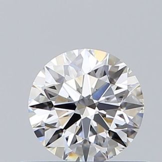 0.46 Carat Round F VS1 EX GIA Natural Diamond