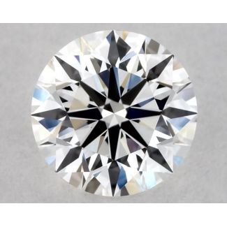 0.43 Carat Round E VVS2 EX GIA Natural Diamond