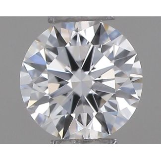 0.22 Carat Round D VVS1 EX VG GIA Natural Diamond