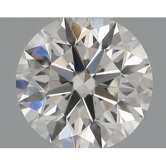 0.34 Carat Round I VS1 EX GIA Natural Diamond