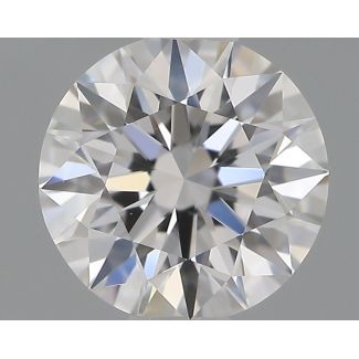 0.5 Carat Round D VVS2 EX VG GIA Natural Diamond