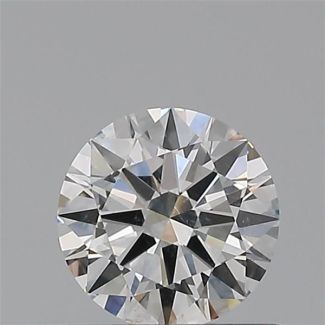 0.50 Carat Round E SI1 EX GIA Natural Diamond