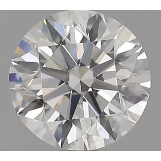 0.6 Carat Round G VS2 EX GIA Natural Diamond