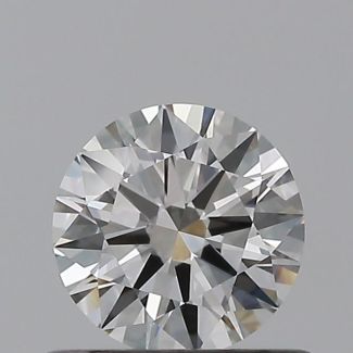 0.5 Carat Round F VVS1 EX GIA Natural Diamond