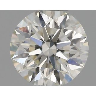 0.30 Carat Round H VS2 EX IGI Natural Diamond