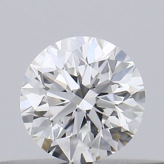 0.23 Carat Round E SI1 EX VG GIA Natural Diamond