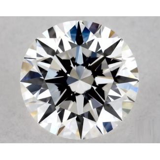 0.32 Carat Round F VVS2 EX GIA Natural Diamond