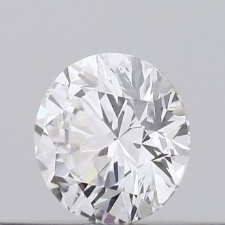 0.2 Carat Round D VVS1 EX VG GIA Natural Diamond