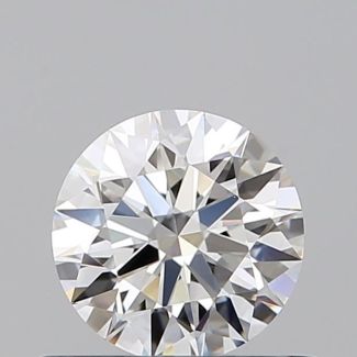 0.55 Carat Round F VS1 EX GIA Natural Diamond