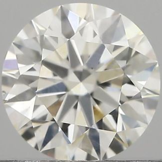 0.5 Carat Round H VS2 EX IGI Natural Diamond