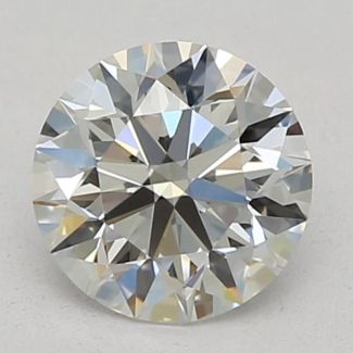 0.53 Carat Round E VVS2 EX GIA Natural Diamond