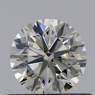 0.45 Carat Round K VS2 VG EX GIA Natural Diamond